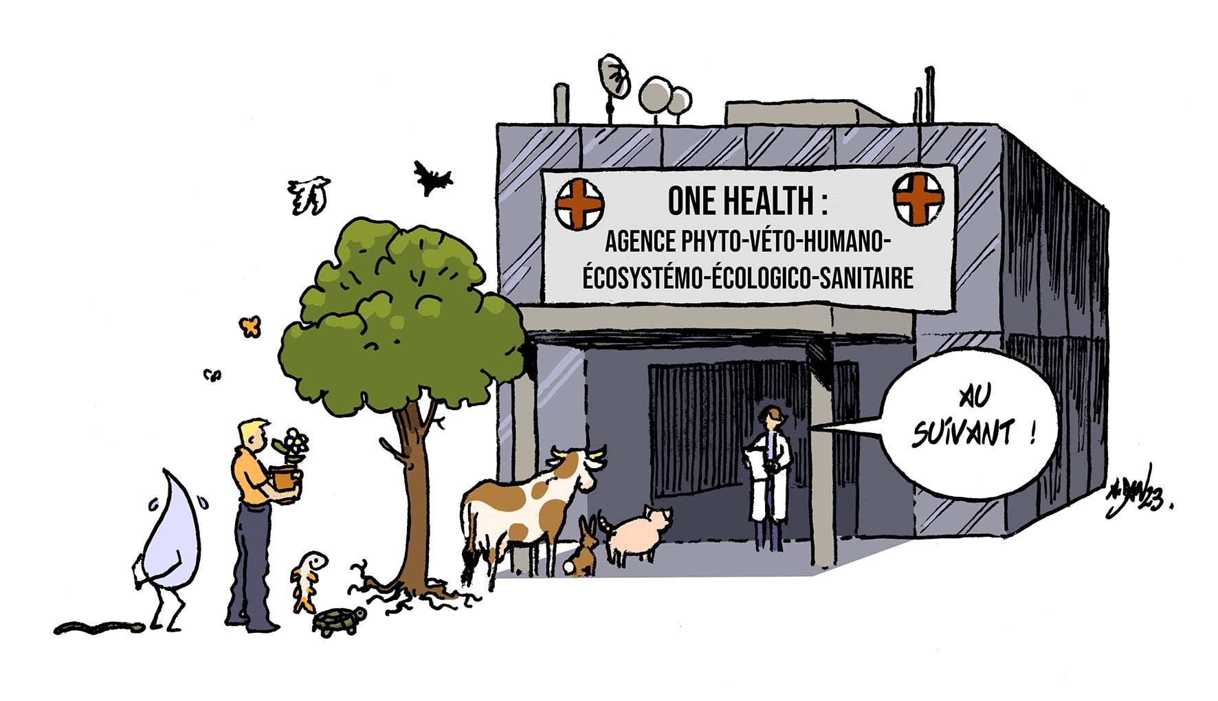 Santé des humains, animaux et des écosystèmes : même combat