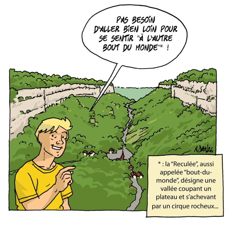 La reculée de Baume-les-Messieurs, spectacle d’érosion