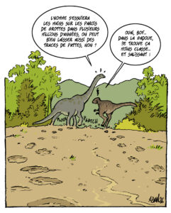 Sur les pas des dinosaures de Loulle Sur les pas des dinosaures de Loulle