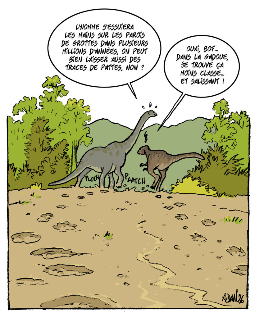 Sur les pas des dinosaures de Loulle